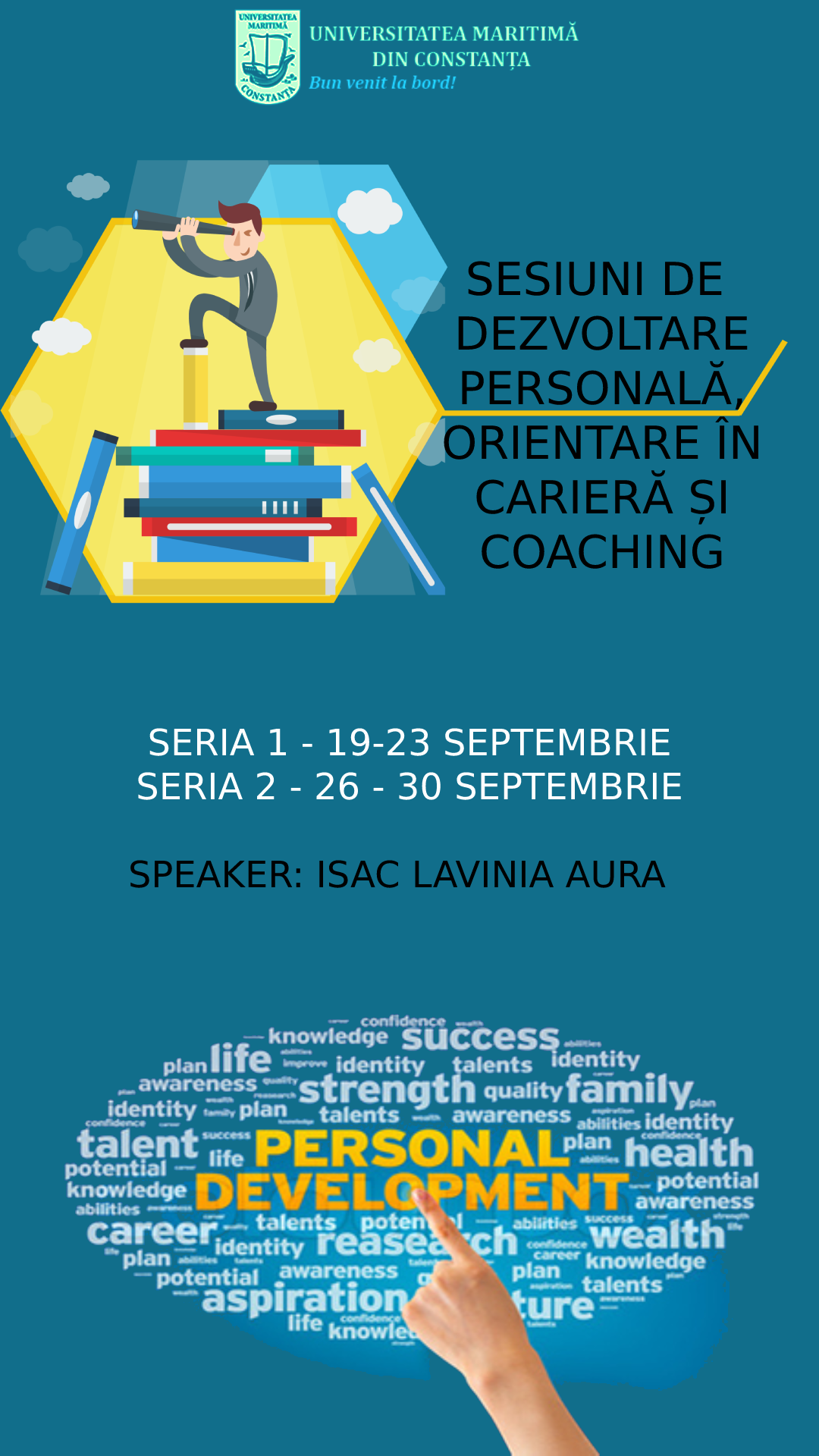 sesiuni dezvoltarea personala, orientare in cariera, coaching